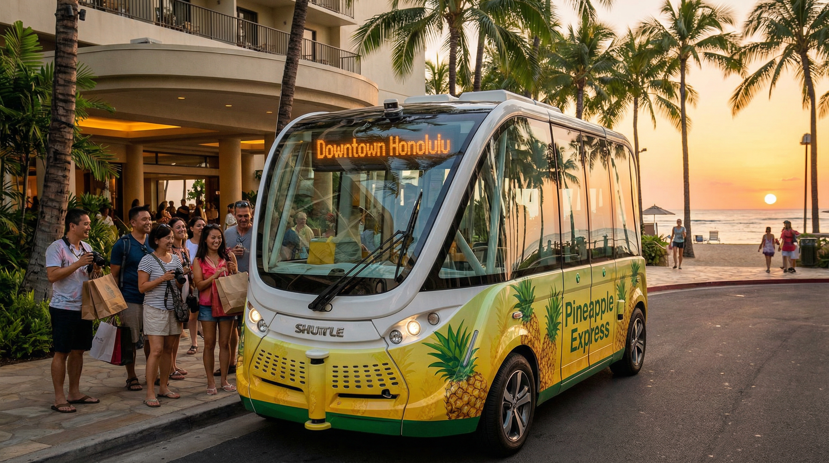 Pineapple Express Shuttle